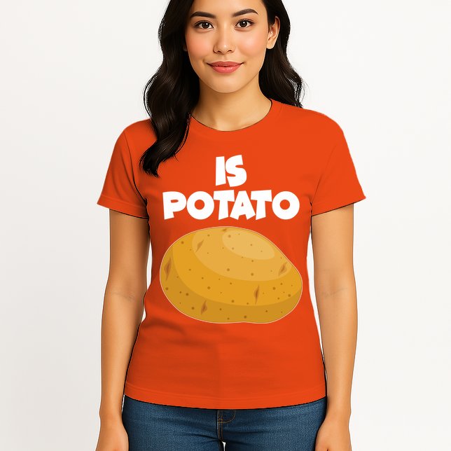 Funny Cute Is Potato Womens T-Shirt