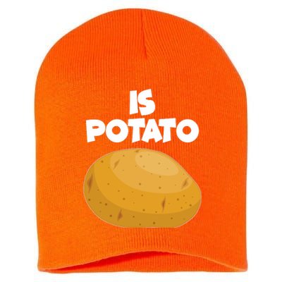 Funny Cute Is Potato Short Acrylic Beanie