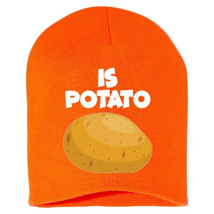 Funny Cute Is Potato Short Acrylic Beanie