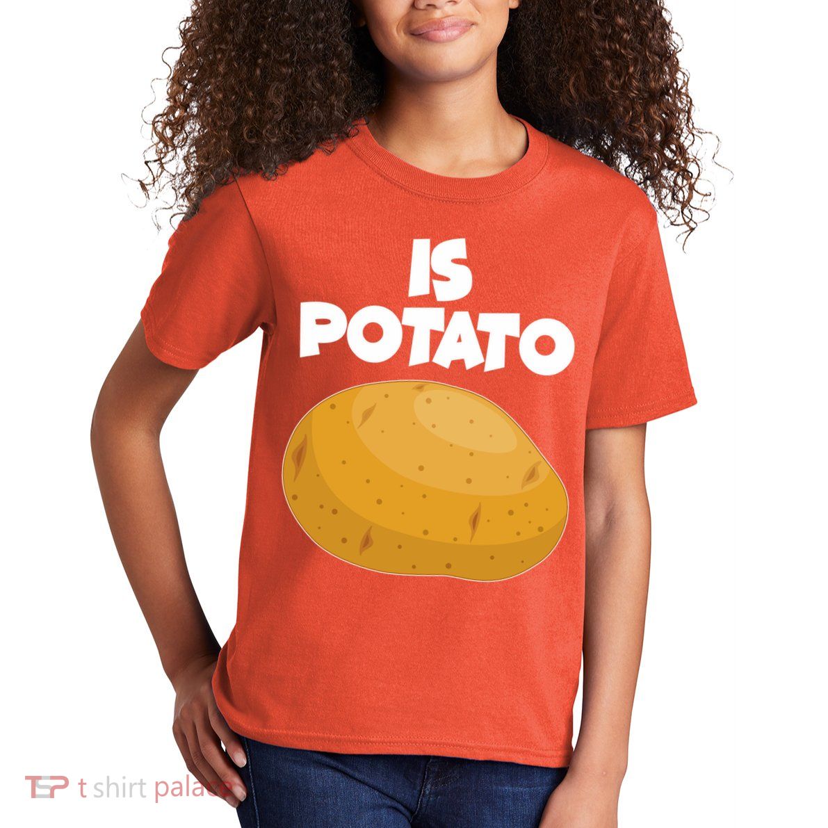 Funny Cute Is Potato Kids T-Shirt