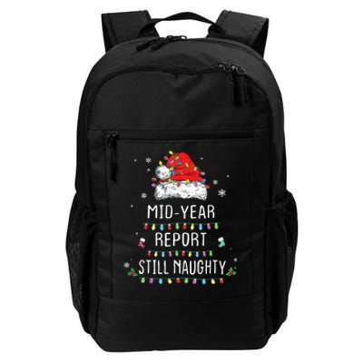 Funny Christmas In July Mid Year Report Still Naughty Santa Daily Commute Backpack