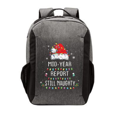 Funny Christmas In July Mid Year Report Still Naughty Santa Vector Backpack