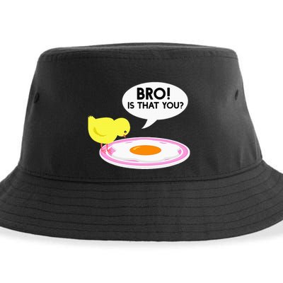 Funny Chicken Is That You Bro Sustainable Bucket Hat