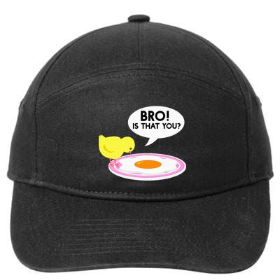 Funny Chicken Is That You Bro 7-Panel Snapback Hat