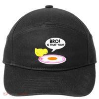 Funny Chicken Is That You Bro 7-Panel Snapback Hat