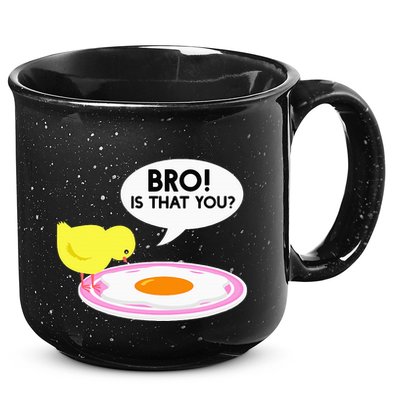 Funny Chicken Is That You Bro 15oz Campfire Ceramic Mug