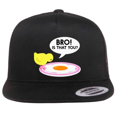 Funny Chicken Is That You Bro Flatbill Hat
