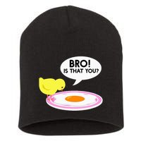 Funny Chicken Is That You Bro Short Acrylic Beanie