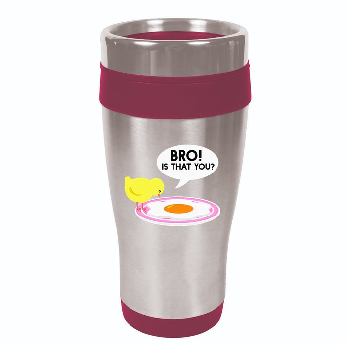 Funny Chicken Is That You Bro 16oz Travel Tumbler