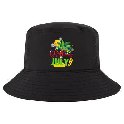 Funny Christmas In July Summer Beach Vacation Xmas Cool Comfort Performance Bucket Hat
