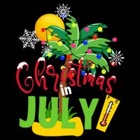 Funny Christmas In July Summer Beach Vacation Xmas Impact Tech Backpack
