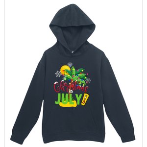 Funny Christmas In July Summer Beach Vacation Xmas Urban Pullover Hoodie