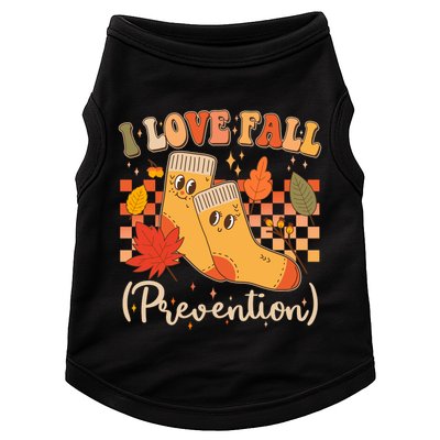 Funny Cute I Love Fall Prevention Retro Cartoon Socks Autumn Lover Doggie Tank