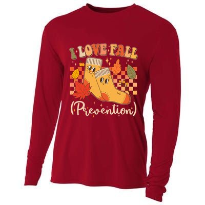 Funny Cute I Love Fall Prevention Retro Cartoon Socks Autumn Lover Cooling Performance Long Sleeve Crew