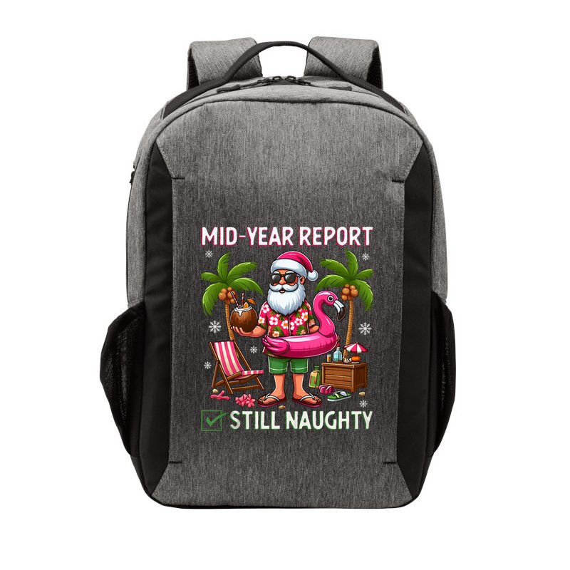 Funny Christmas In July Mid Year Report Still Naughty Vector Backpack