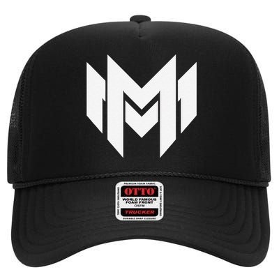 Funny Cool Intermiami Soccer Team Gift High Crown Mesh Back Trucker Hat