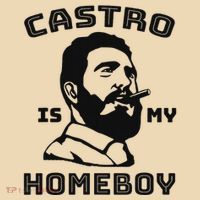 Fidel Castro Is My Homeboy Funny Cuba Drawstring Bag
