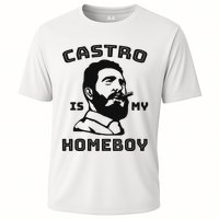 Fidel Castro Is My Homeboy Funny Cuba Cooling Performance Crew T-Shirt