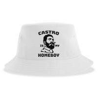 Fidel Castro Is My Homeboy Funny Cuba Sustainable Bucket Hat