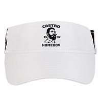 Fidel Castro Is My Homeboy Funny Cuba Adult Drive Performance Visor