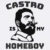Fidel Castro Is My Homeboy Funny Cuba Adult Drive Performance Visor