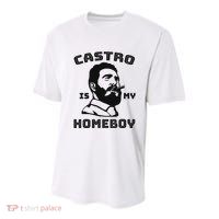 Fidel Castro Is My Homeboy Funny Cuba Youth Performance Sprint T-Shirt