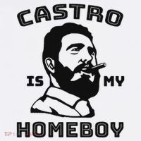 Fidel Castro Is My Homeboy Funny Cuba Premium T-Shirt