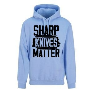 Funny Chef I Culinary I Butcher I Cook I Sharp Knives Matter Gift Unisex Surf Hoodie