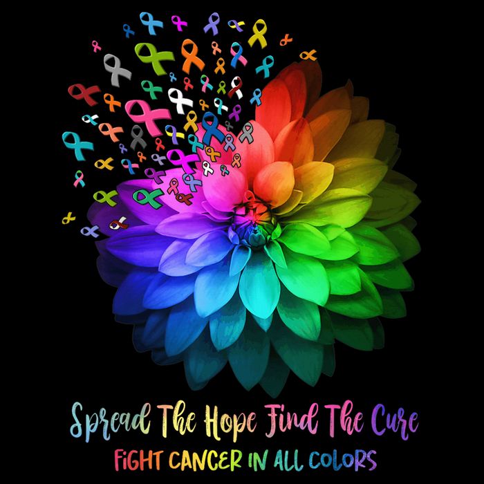 Fight Cancer In All Color Spread The Hope Find a Cure Apron