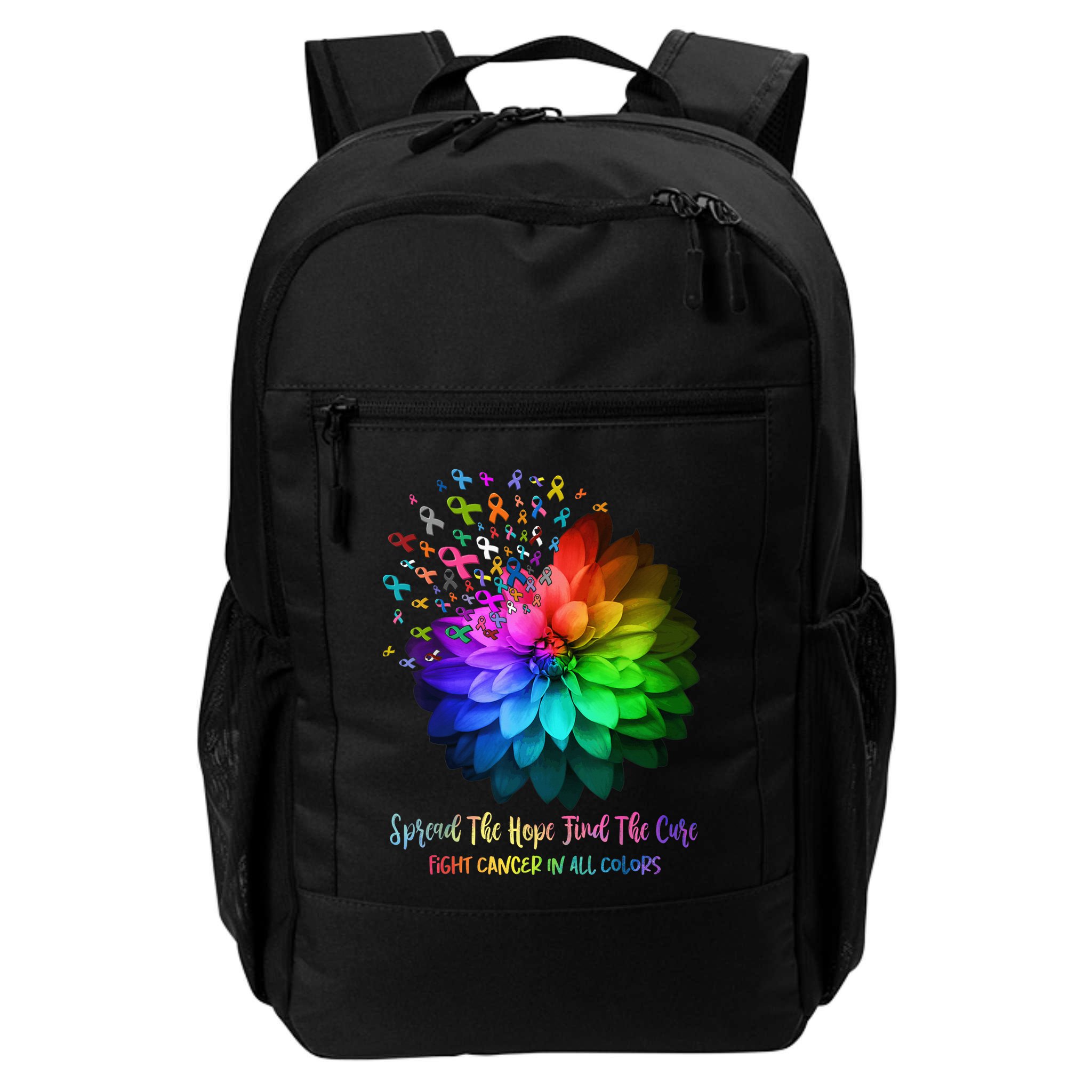 Fight Cancer In All Color Spread The Hope Find a Cure Backpack