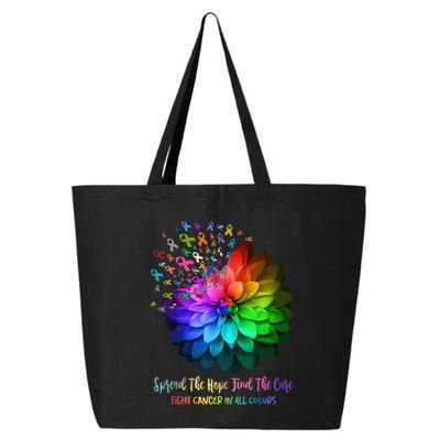 Fight Cancer In All Color Spread The Hope Find a Cure 25L Jumbo Tote