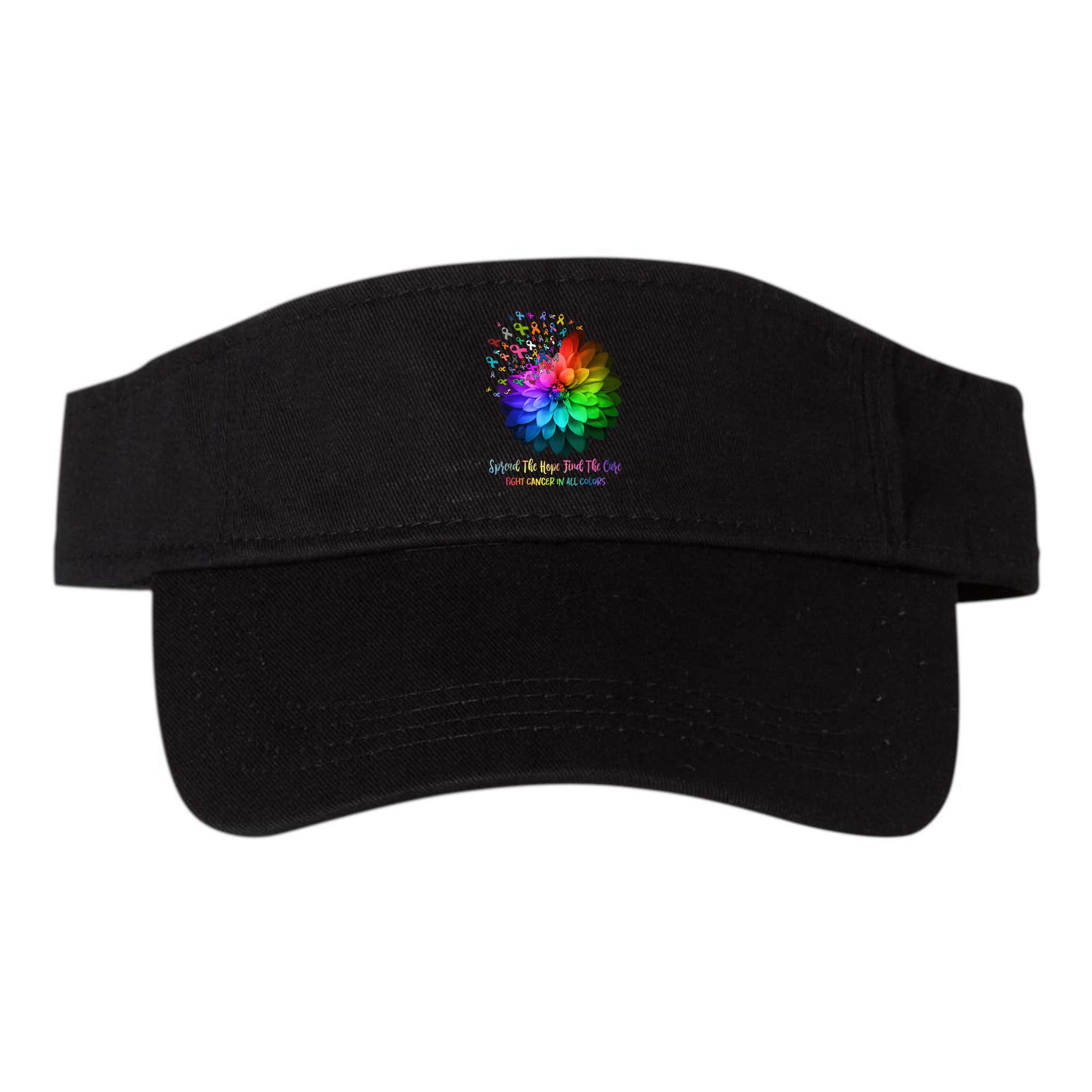 Fight Cancer In All Color Spread The Hope Find a Cure Visor
