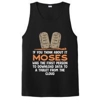 Funny Christian If You Think About It Moses Religious PosiCharge Competitor Tank