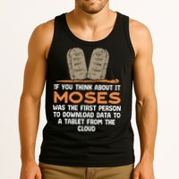 Funny Christian If You Think About It Moses Religious Tank Top