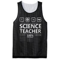 Funny Creative Intelegent Science Chemistry Biology Teacher Mesh Reversible Basketball Jersey Tank