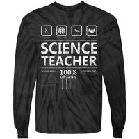 Funny Creative Intelegent Science Chemistry Biology Teacher Tie-Dye Long Sleeve Shirt