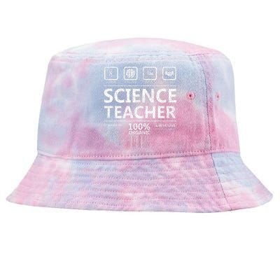 Funny Creative Intelegent Science Chemistry Biology Teacher Tie-Dyed Bucket Hat