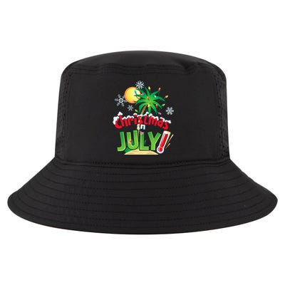 Funny Christmas in July Summer Beach Vacation Xmas Cool Comfort Performance Bucket Hat