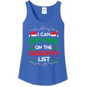 Funny Christmas I Can Get You On Naughty List Gift Ladies Essential Tank