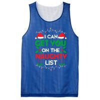 Funny Christmas I Can Get You On Naughty List Gift Mesh Reversible Basketball Jersey Tank