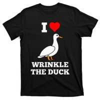 Funny Cute I Love Heart Wrinkle The Duck T-Shirt