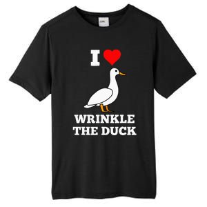 Funny Cute I Love Heart Wrinkle The Duck Tall Fusion ChromaSoft Performance T-Shirt