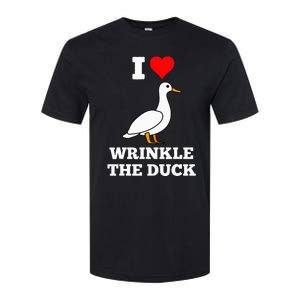 Funny Cute I Love Heart Wrinkle The Duck Softstyle CVC T-Shirt