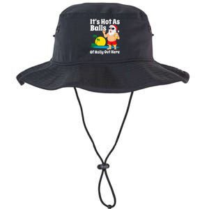 Funny Christmas In July Hot As Balls Santa Summer Party Gift Legacy Cool Fit Booney Bucket Hat