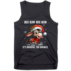 Funny Christmas Italian Christmas Donkey Dominic The Donkey Tank Top