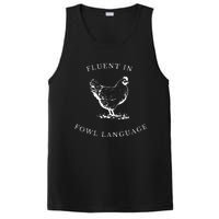 Funny Chicken IM Fluent In Fowl Language PosiCharge Competitor Tank