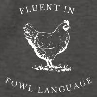 Funny Chicken IM Fluent In Fowl Language Vector Backpack