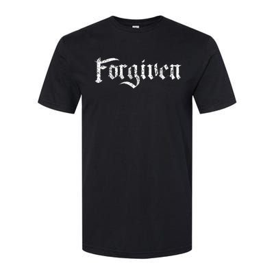 Forgiven Christian Inspirational Design Softstyle CVC T-Shirt