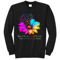 Fight Cancer In All Color Spread The Hope Find A Cure P.Ink Gift Sweatshirt