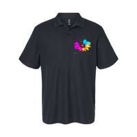 Fight Cancer In All Color Spread The Hope Find A Cure P.Ink Gift Softstyle Adult Sport Polo